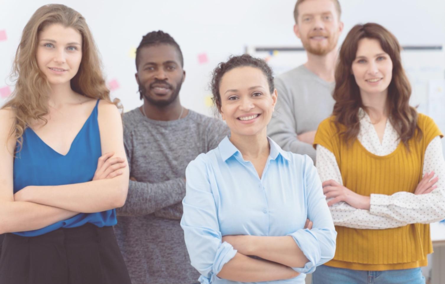 Réunion d'équipe collaborative