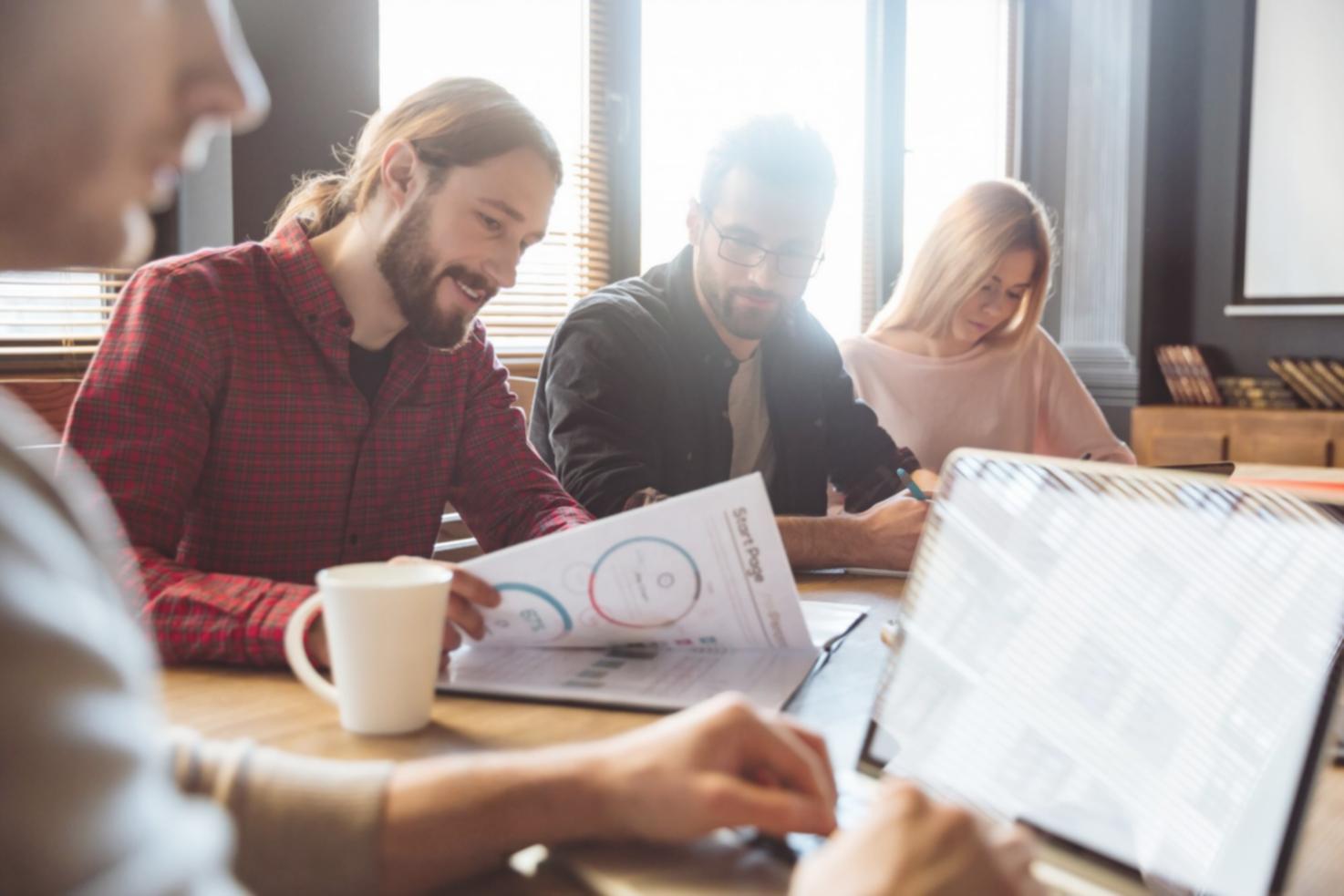 Présentation de résultats d'entreprise